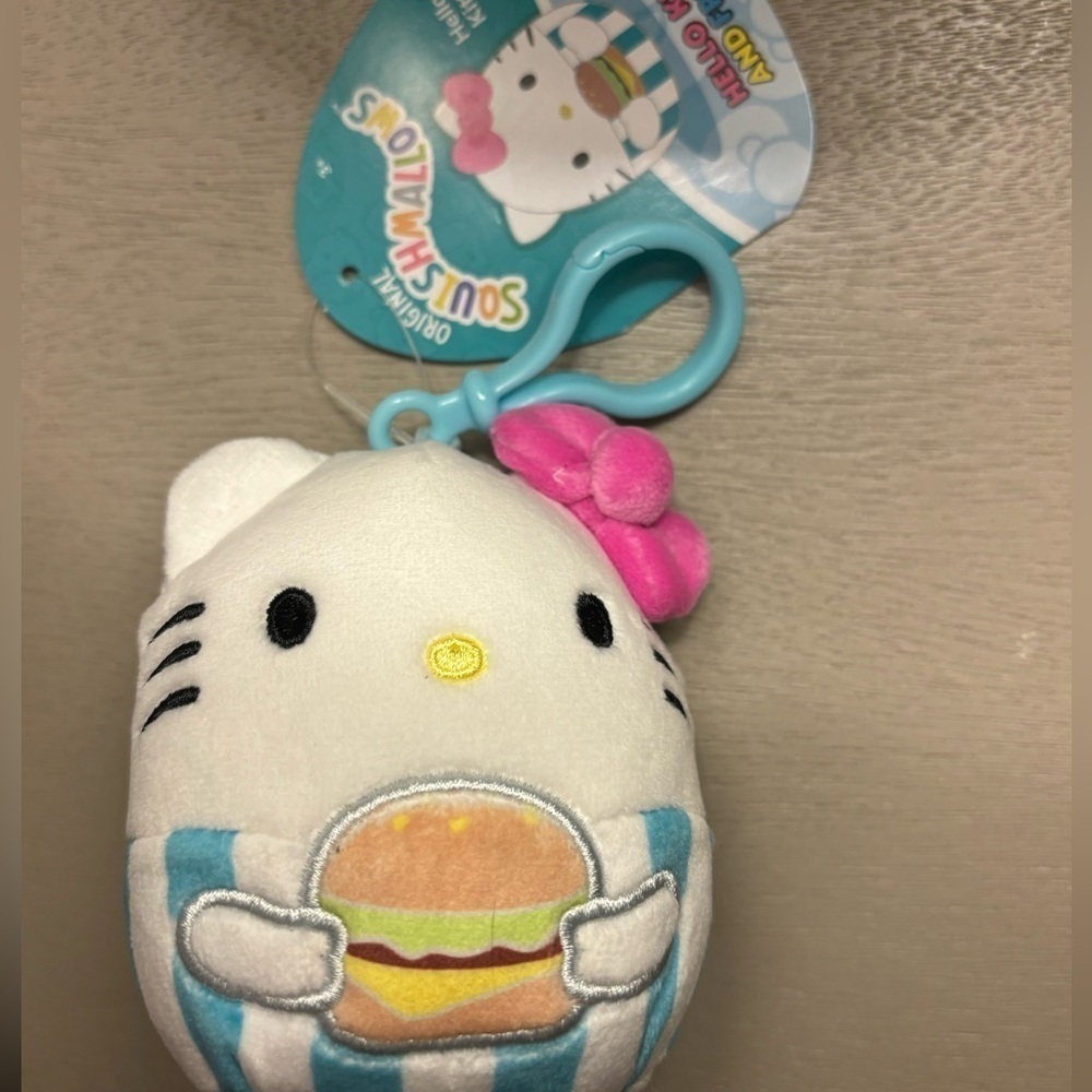 Hello Kitty 3” Clip Original Squishmallows Plush
